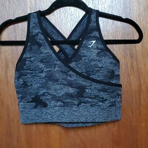 Gymshark Camo Seamless Bra